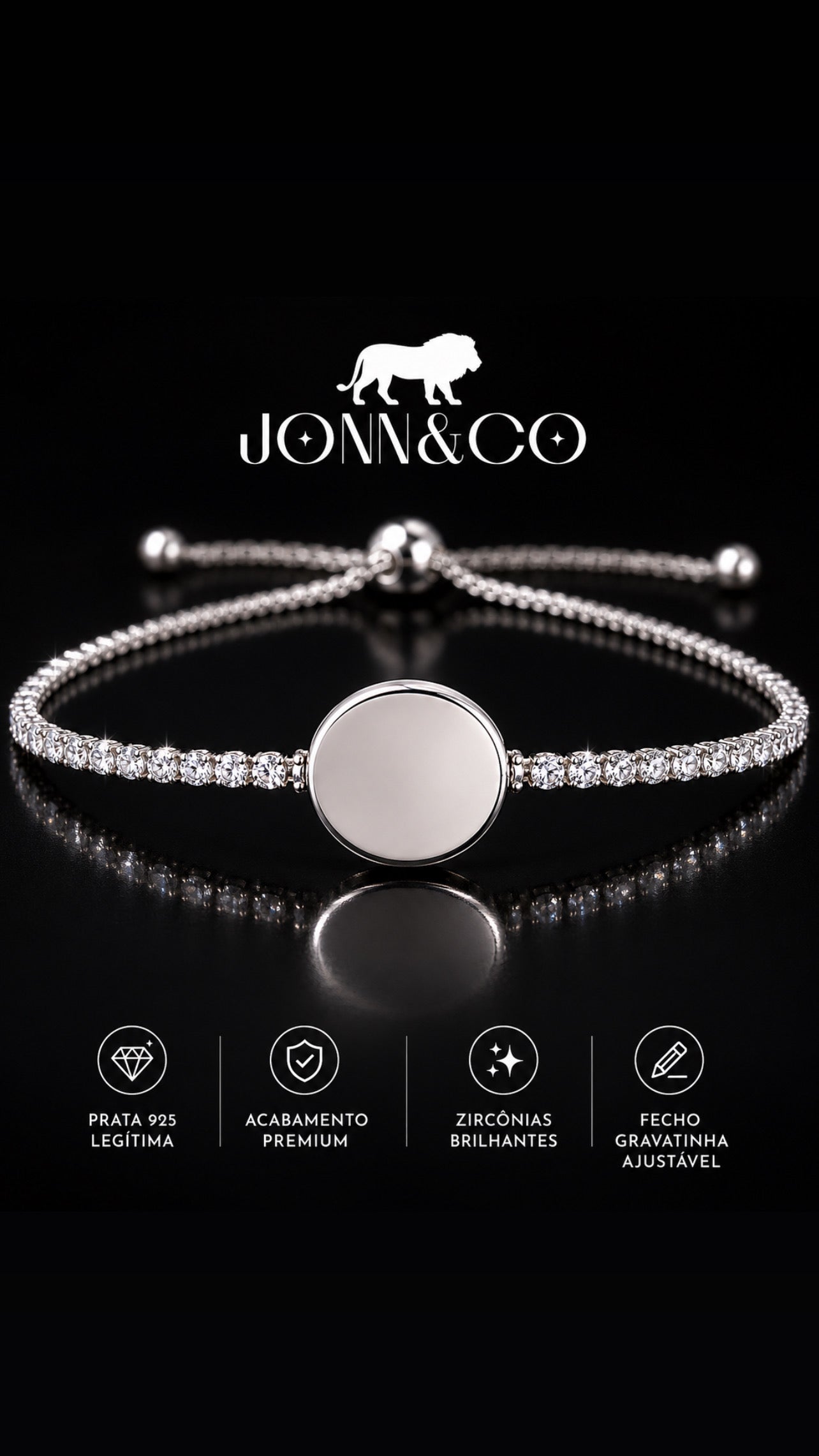 Pulseira JONN Personalize - especial dia dos namorados